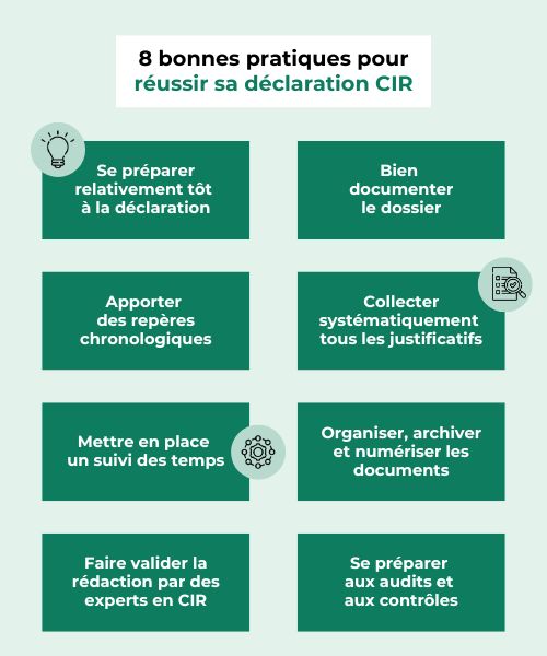 8 bonnes pratiques pour réussir sa déclaration CIR